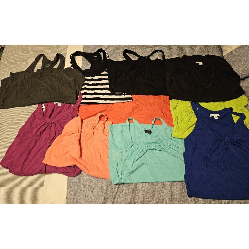 Women's Tank Top Lot Of 10 Express & American Eagle XS - Medium EUC